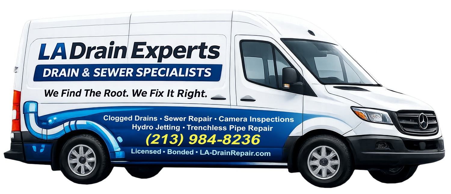 LA Drain Experts service van